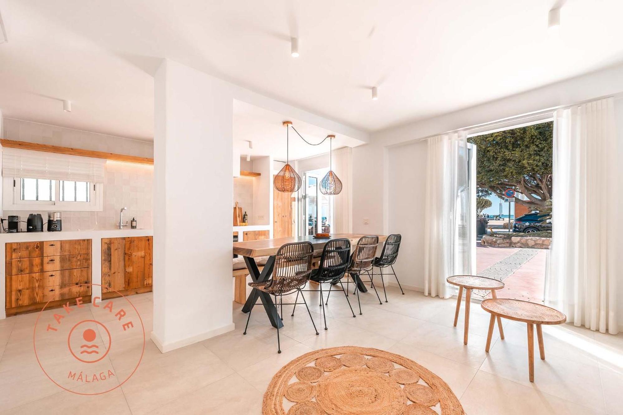 Luxury Beach House In El Palo! - Tcm Málaga Eksteriør bilde